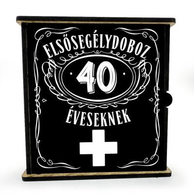 Vicces Elsosegely Doboz Csak Minoseg 40 Ved004 40 Szulinapi Ajandek