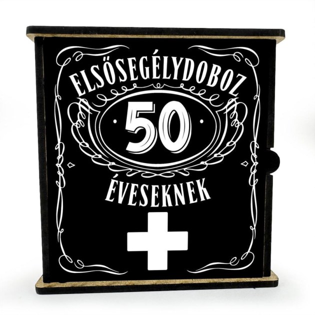 Vicces Elsosegely Doboz Csak Minoseg 50 Ved005 50 Szulinapi Ajandek