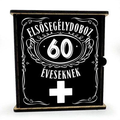 Vicces Elsosegely Doboz Csak Minoseg 60 Ved006 60 Szulinapi Ajandek