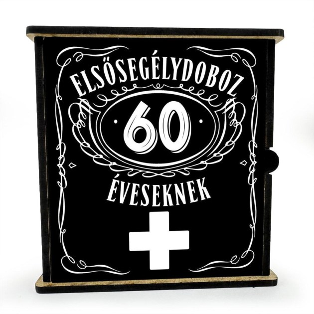 Vicces Elsosegely Doboz Csak Minoseg 60 Ved006 60 Szulinapi Ajandek