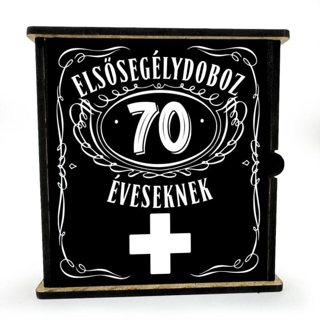 Vicces Elsosegely Doboz Csak Minoseg 70 Ved007 70 Szulinapi Ajandek