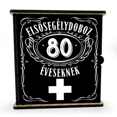 Vicces Elsosegely Doboz Csak Minoseg 80 Ved008 80 Szulinapi Ajandek