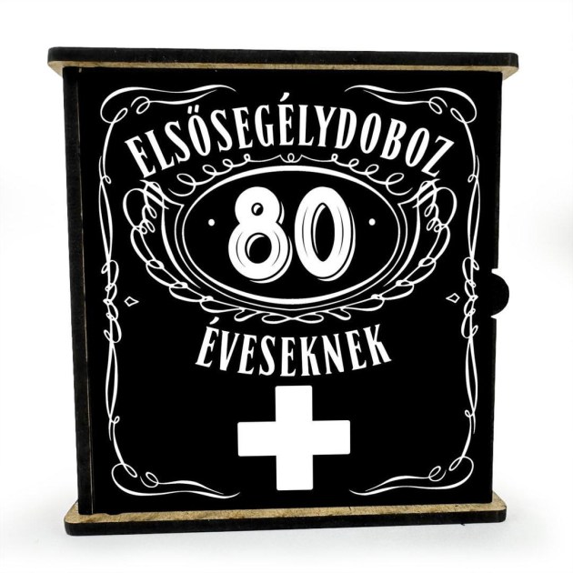 Vicces Elsosegely Doboz Csak Minoseg 80 Ved008 80 Szulinapi Ajandek