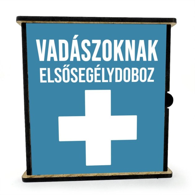 Vicces Elsosegely Doboz Vadaszoknak Elsosegely Doboz Ved021 Ajandek Vadasznak