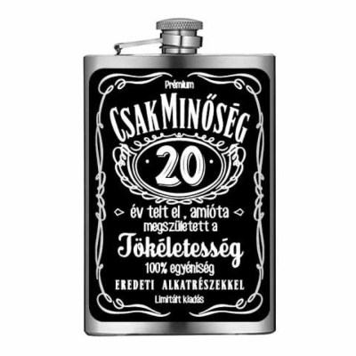 Vicces Flaska Vfl071 Jack Daniels 20 Szuletesnapi Ajandek Szulinapra