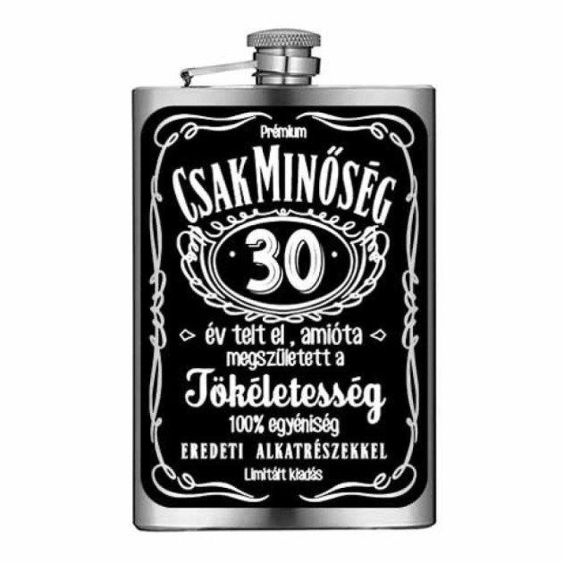 Vicces Flaska Vfl072 Jack Daniels 30 Szuletesnapi Ajandek Szulinapra