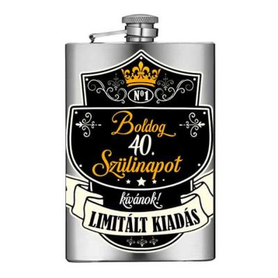 Vicces Flaska Vfl078 Boldog 40 Szulinapot Ajandek 40 Szulinapra