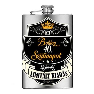Vicces Flaska Vfl078 Boldog 40 Szulinapot Ajandek 40 Szulinapra