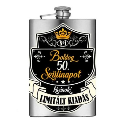Vicces Flaska Vfl079 Boldog 50 Szulinapot Ajandek 50 Szulinapra