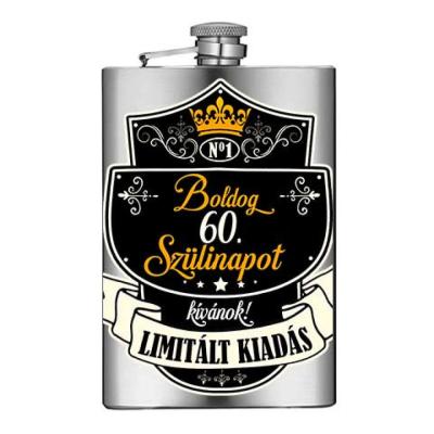 Vicces Flaska Vfl080 Boldog 60 Szulinapot Ajandek 60 Szulinapra