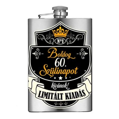 Vicces Flaska Vfl080 Boldog 60 Szulinapot Ajandek 60 Szulinapra