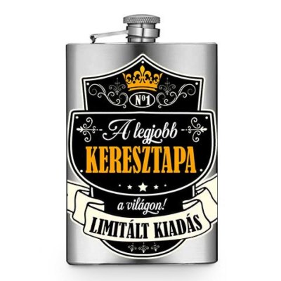 Vicces Flaska Vfl087 Legjobb Keresztapa Ajandek Keresztapanak