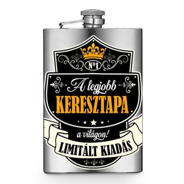Vicces Flaska Vfl087 Legjobb Keresztapa Ajandek Keresztapanak