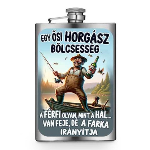 Vicces Flaska Vfl1 093 Egy Osi Horgasz Bolcsesseg Vicces Ajandek Horgasznak