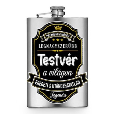 Vicces Flaska Vfl104 Lagnagyszerubb Testver Ajandek Testvernek