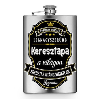 Vicces Flaska Vfl107 Lagnagyszerubb Keresztapa Ajandek Keresztapanak