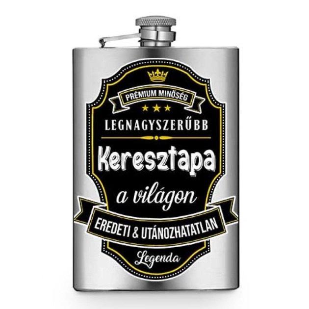 Vicces Flaska Vfl107 Lagnagyszerubb Keresztapa Ajandek Keresztapanak