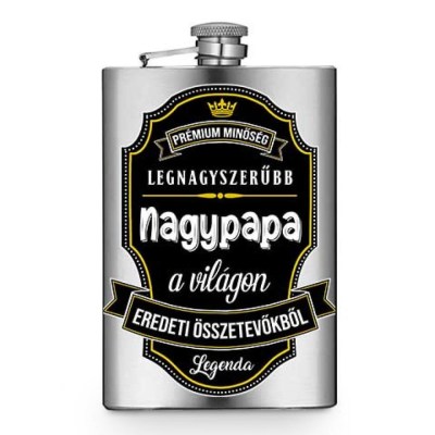 Vicces Flaska Vfl109 Lagnagyszerubb Nagypapa Ajandek Nagypapnak