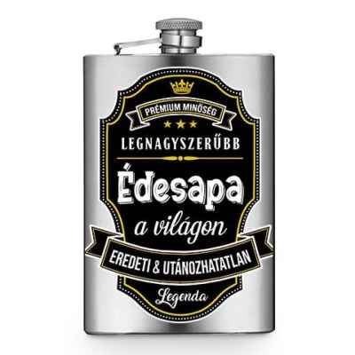 Vicces Flaska Vfl111 Legnagyszerubb Edesapa Ajandek Apanak