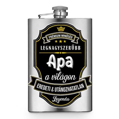 Vicces Flaska Vfl112 Legnagyszerubb Apa Ajandek Apanak
