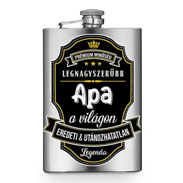 Vicces Flaska Vfl112 Legnagyszerubb Apa Ajandek Apanak