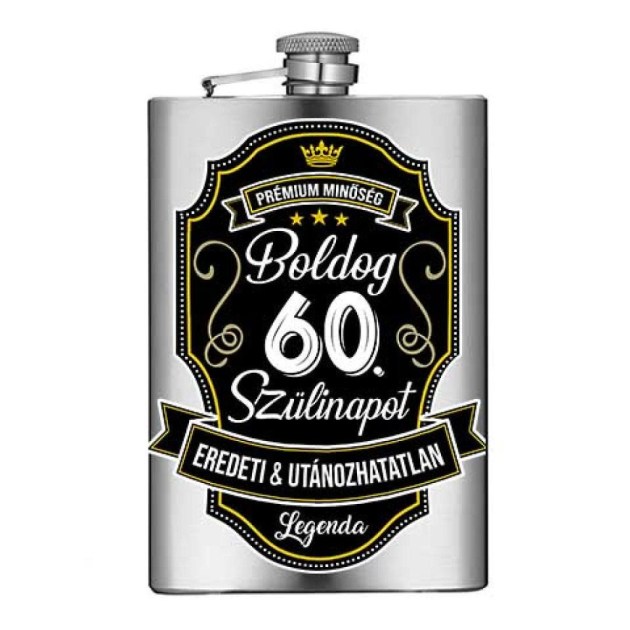 Vicces Flaska Vfl121 Boldog 60 Szulinapot Szalagos Ajandek 60 Szulinapra