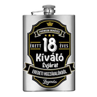 Vicces Flaska Vfl141 Erett 18 Eves Ajandek 18 Szulinapra