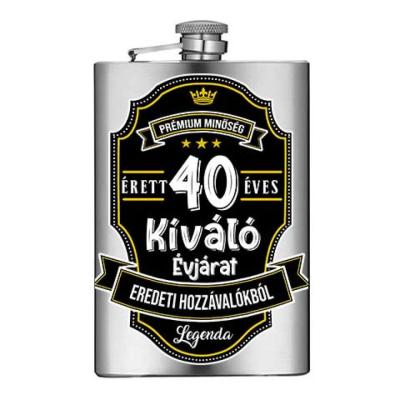 Vicces Flaska Vfl144 Erett 40 Eves Ajandek 40 Szulinapra