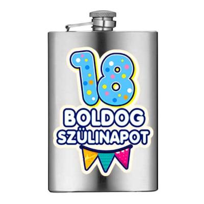 Vicces Flaska Vfl167 18 Boldog Szulinapot Ajandek 18 Szulinapra