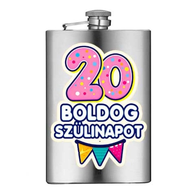 Vicces Flaska Vfl168 20 Boldog Szulinapot Ajandek 20 Szulinapra