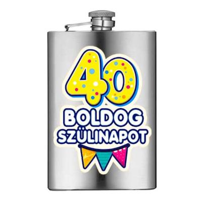 Vicces Flaska Vfl170 40 Boldog Szulinapot Ajandek 40 Szulinapra