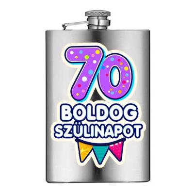 Vicces Flaska Vfl173 70 Boldog Szulinapot Ajandek 70 Szulinapra