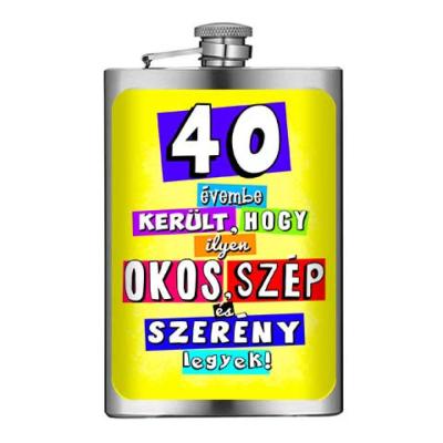 Vicces Flaska Vfl334 40 Evembe Kerult Ajandek 40 Szulinapra