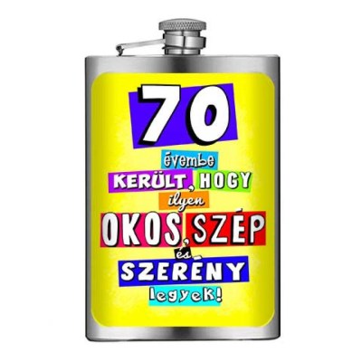 Vicces Flaska Vfl337 70 Evembe Kerult Ajandek 70 Szulinapra