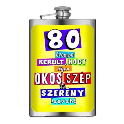 Vicces Flaska Vfl338 80 Evembe Kerult Ajandek 80 Szulinapra