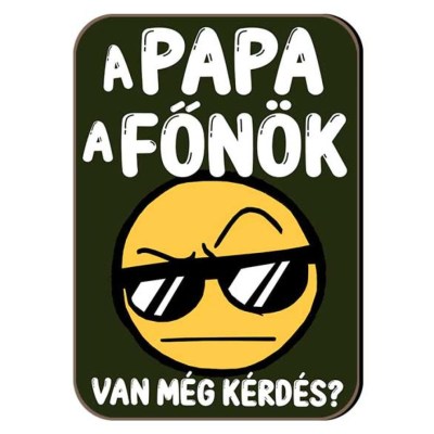 Vicces Hutomagnes Ajandek 090 Papa A Fonok