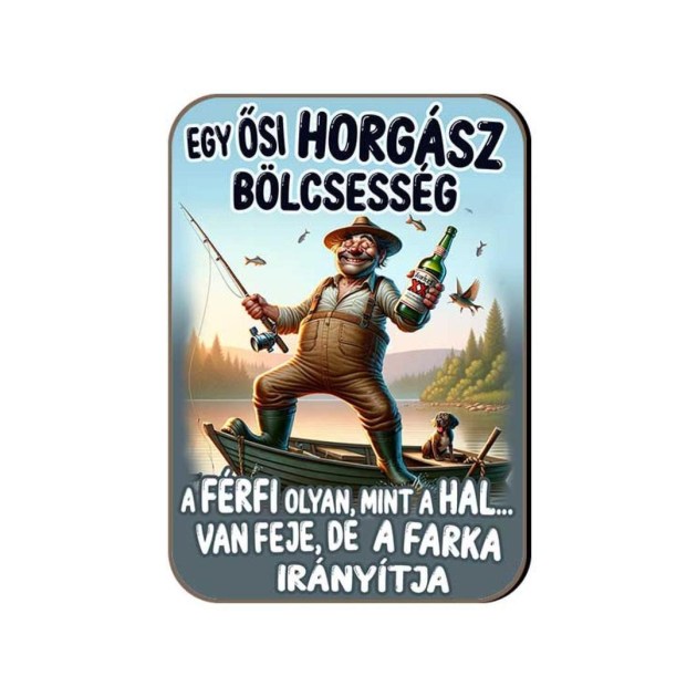Vicces Hutomagnes Ajandek 093 Egy Osi Horgasz Bolcsesseg