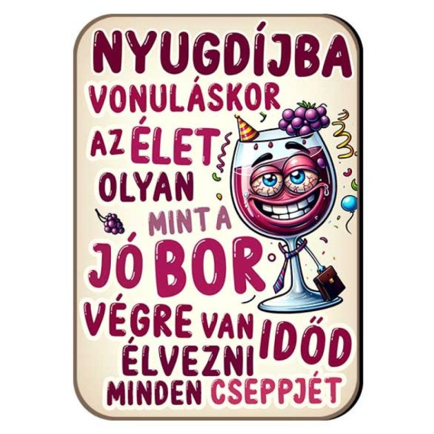 Vicces Hutomagnes Nyugdijas Ajandek 121 Nyugdijba Vonulaskor