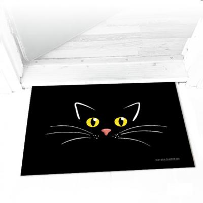 Vicces Labtorlo La097 Fekete Macska Cicas Ajandek Labtorlo