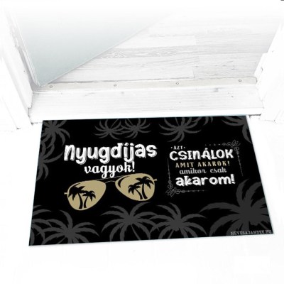 Vicces Labtorlo La167 Nyugdijas Vagyok Ajandek Nyugdijasnak