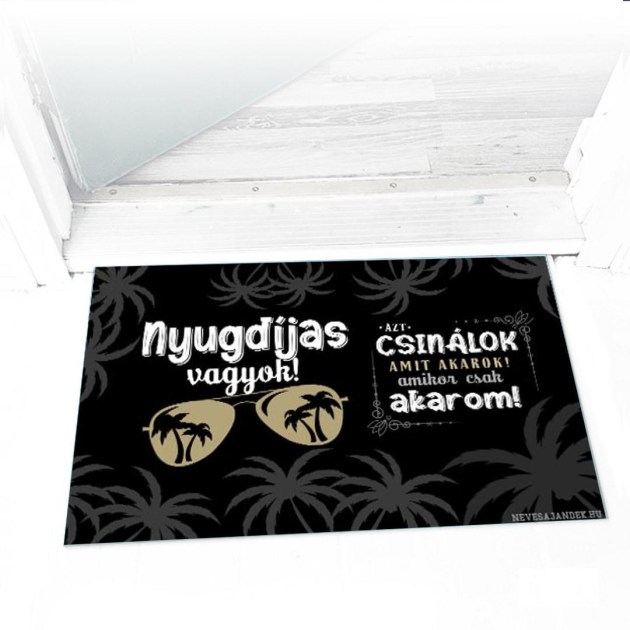 Vicces Labtorlo La167 Nyugdijas Vagyok Ajandek Nyugdijasnak