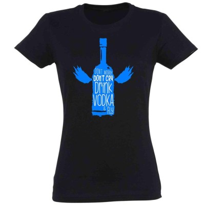 Vicces Noi Polo Drink Vodka Pnx217 Fekete