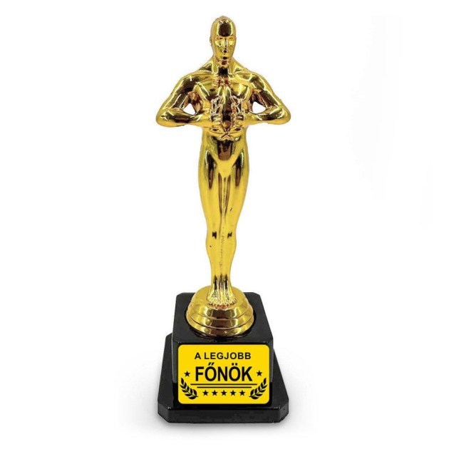 Vicces Oscar Szobor Os011 A Legjobb Fonok Ajandek Fonoknek