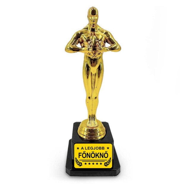 Vicces Oscar Szobor Os012 A Legjobb Fonokno Ajandek Fonokasszonynak