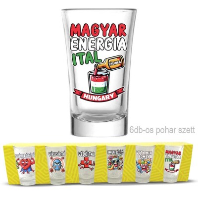 Vicces Palinkas Pohar Szett Magyar Energia Ital Pohar Szett Pps192
