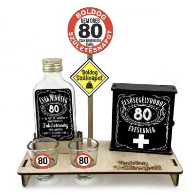 Vicces Palinkas Szett 80 Szulinapi Palinkas Ajandek Vdp009