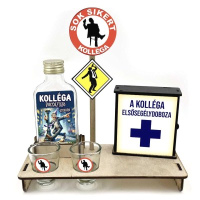 Vicces Palinkas Szett Kollega Bucsuztato Palinkas Ajandek Kolleganak Vdp020