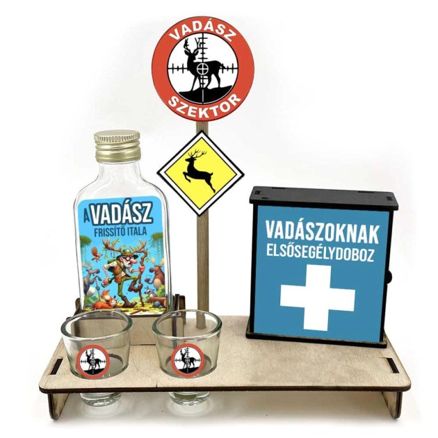 Vicces Palinkas Szett Vadasz Palinkas Ajandek Vadasznak Vdp013 (1)