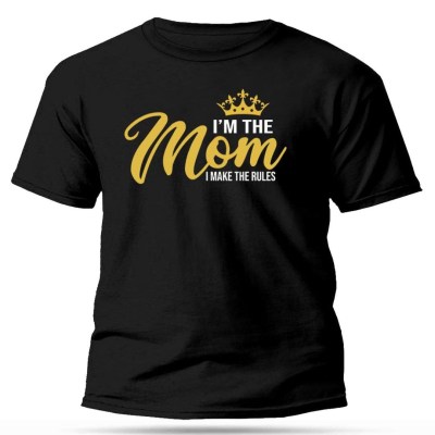 Vicces Polok Ajandek Anyaknak Anya Polo Im The Mom Rules F Fekete