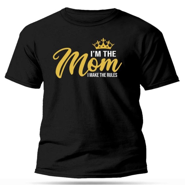 Vicces Polok Ajandek Anyaknak Anya Polo Im The Mom Rules F Fekete